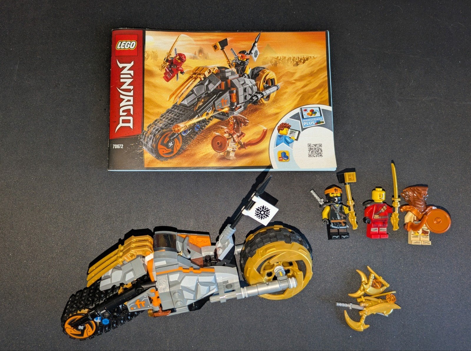 Lego Ninjago - Cole's Dirt Bike, Kinderen en Baby's, Gebruikt, Lego, Ophalen of Verzenden, Ninjago