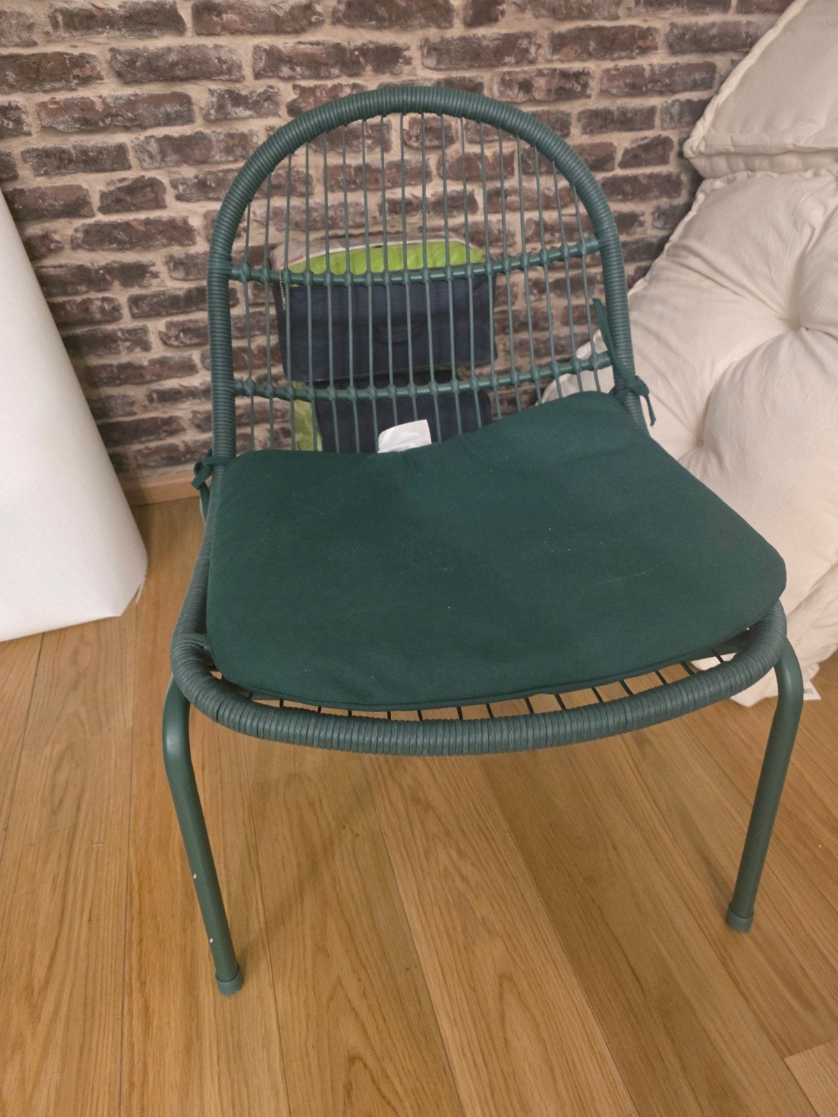 Karwei Indy Fauteuil - Army Green, Tuin en Terras, Ophalen, Nieuw, Metaal