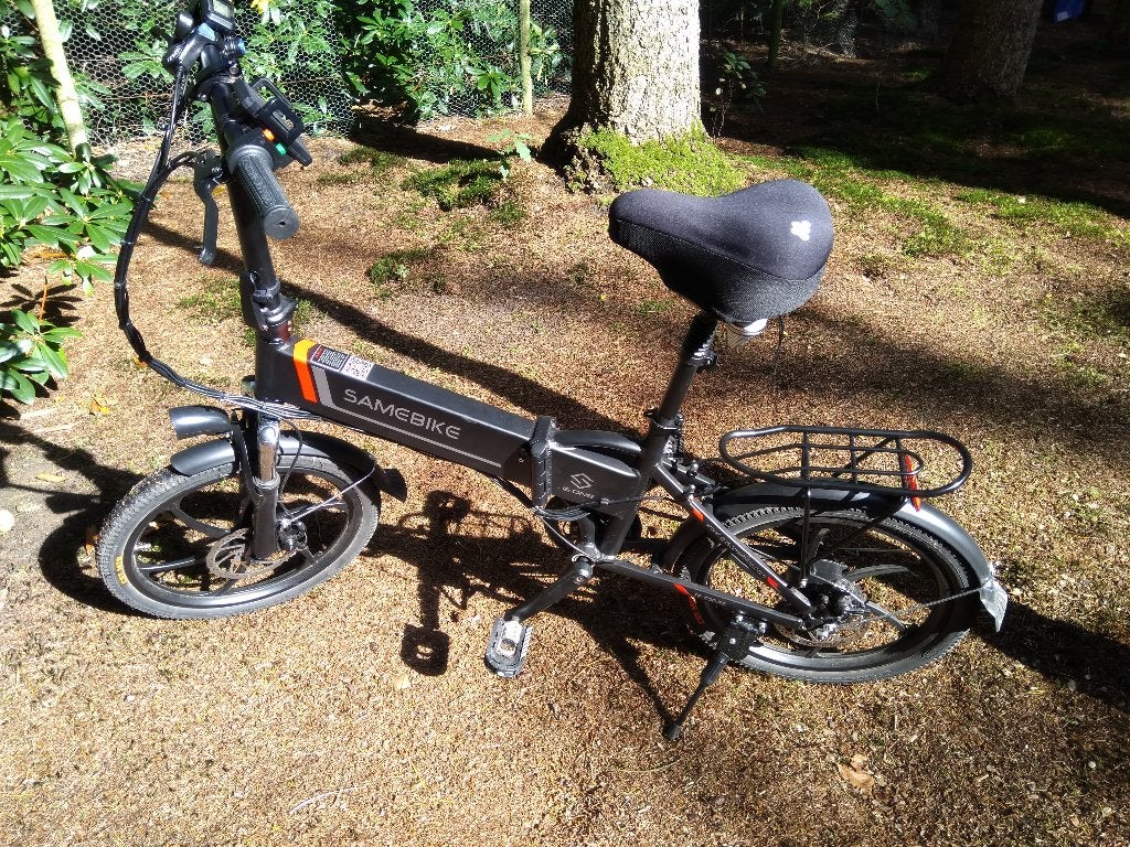 Samebike Elektrische vouwfiets, Zo goed als nieuw, 47 tot 51 cm, 50 km per accu of meer, Ophalen