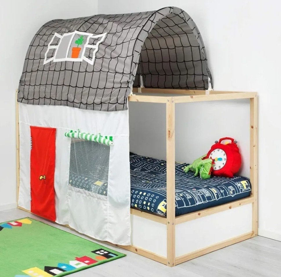 IKEA Kura bedtent huisje, 85 tot 100 cm, Gebruikt, Ophalen of Verzenden, Hoogslaper of Stapelbed