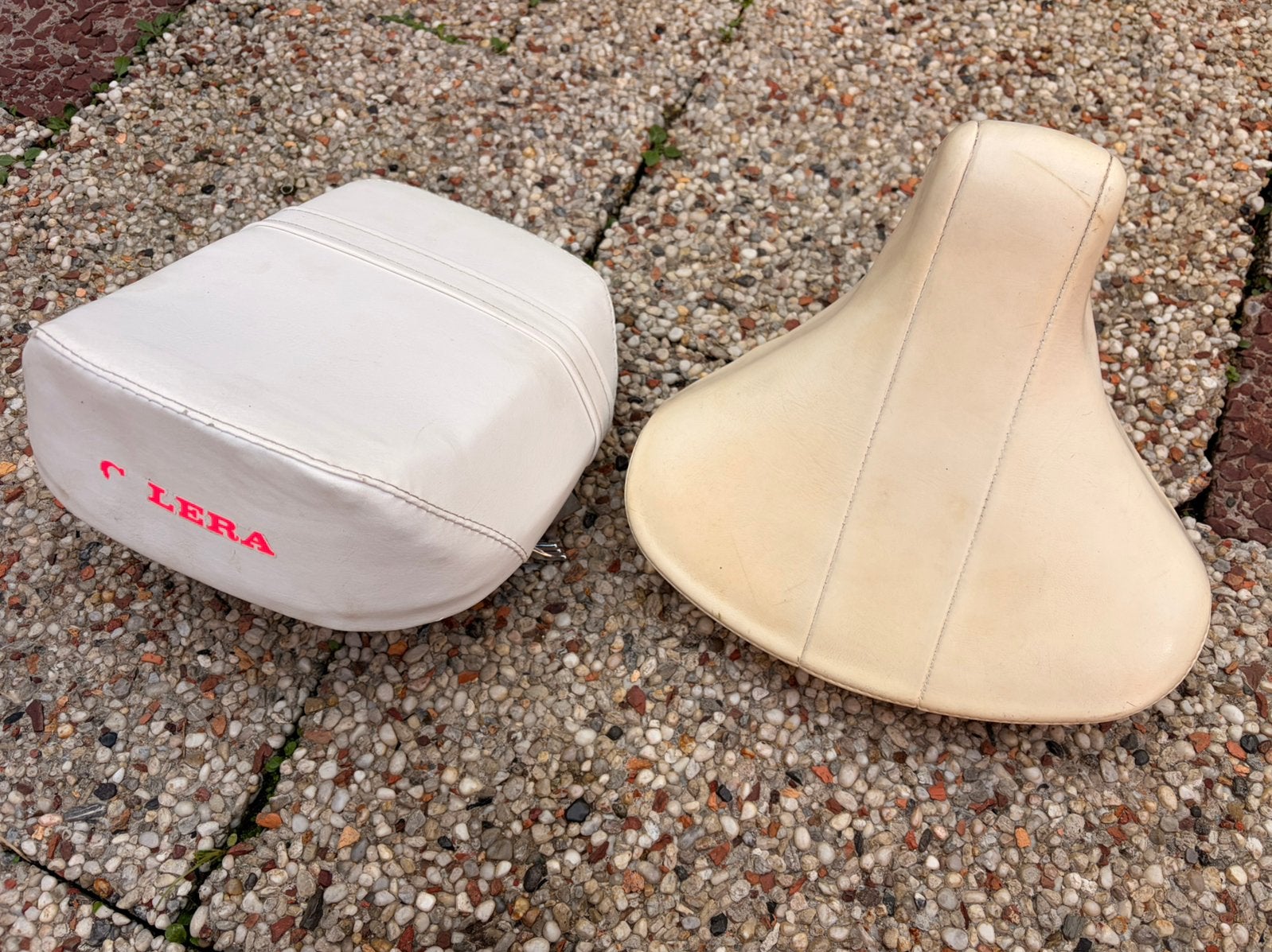 Gilera Citta Witte zadelset, Ophalen of Verzenden, Gebruikt, Zadel