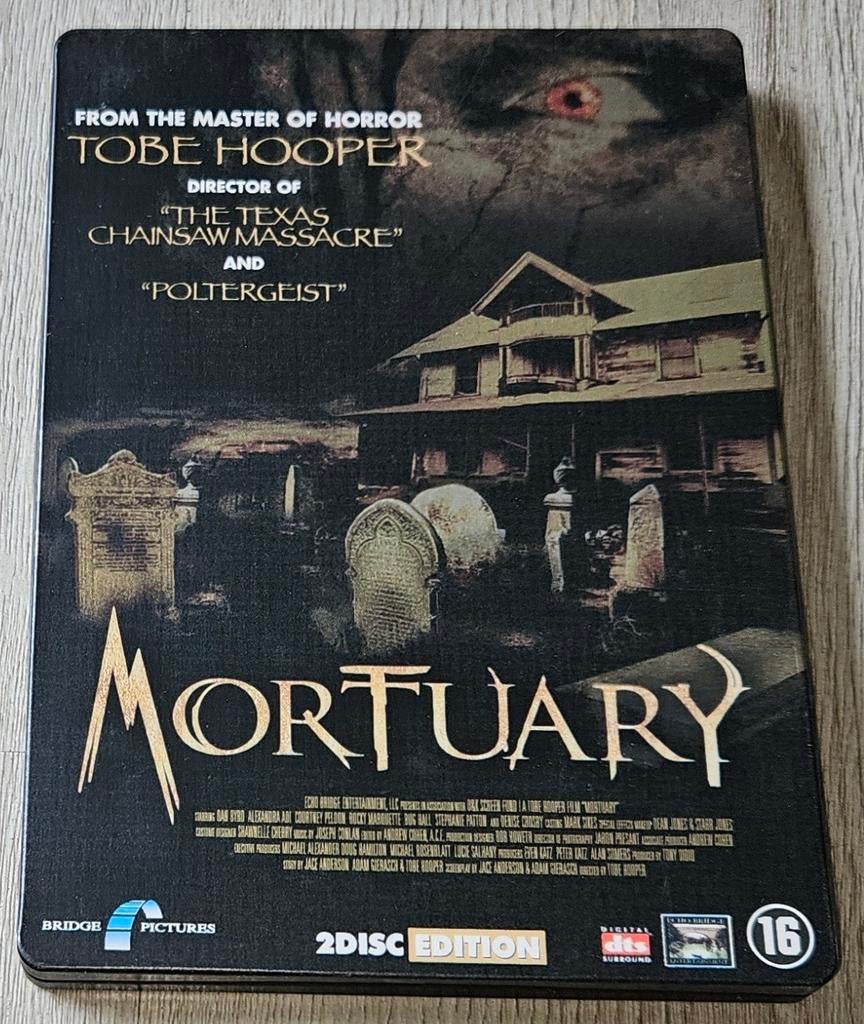 Mortuary DVD - Tobe Hooper - 2 Disc Edition - Steelbook, Vanaf 16 jaar, Ophalen of Verzenden, Zo goed als nieuw