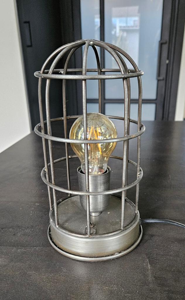 Light en Living Tafellampje - Industrieel, Ophalen, Gebruikt, Metaal