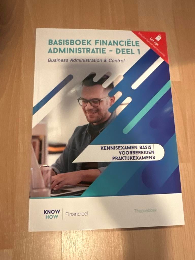 Basisboek Financiële Administratie - Deel 1 (Business Admin), Boeken, Ophalen of Verzenden, Gamma, Zo goed als nieuw, MBO