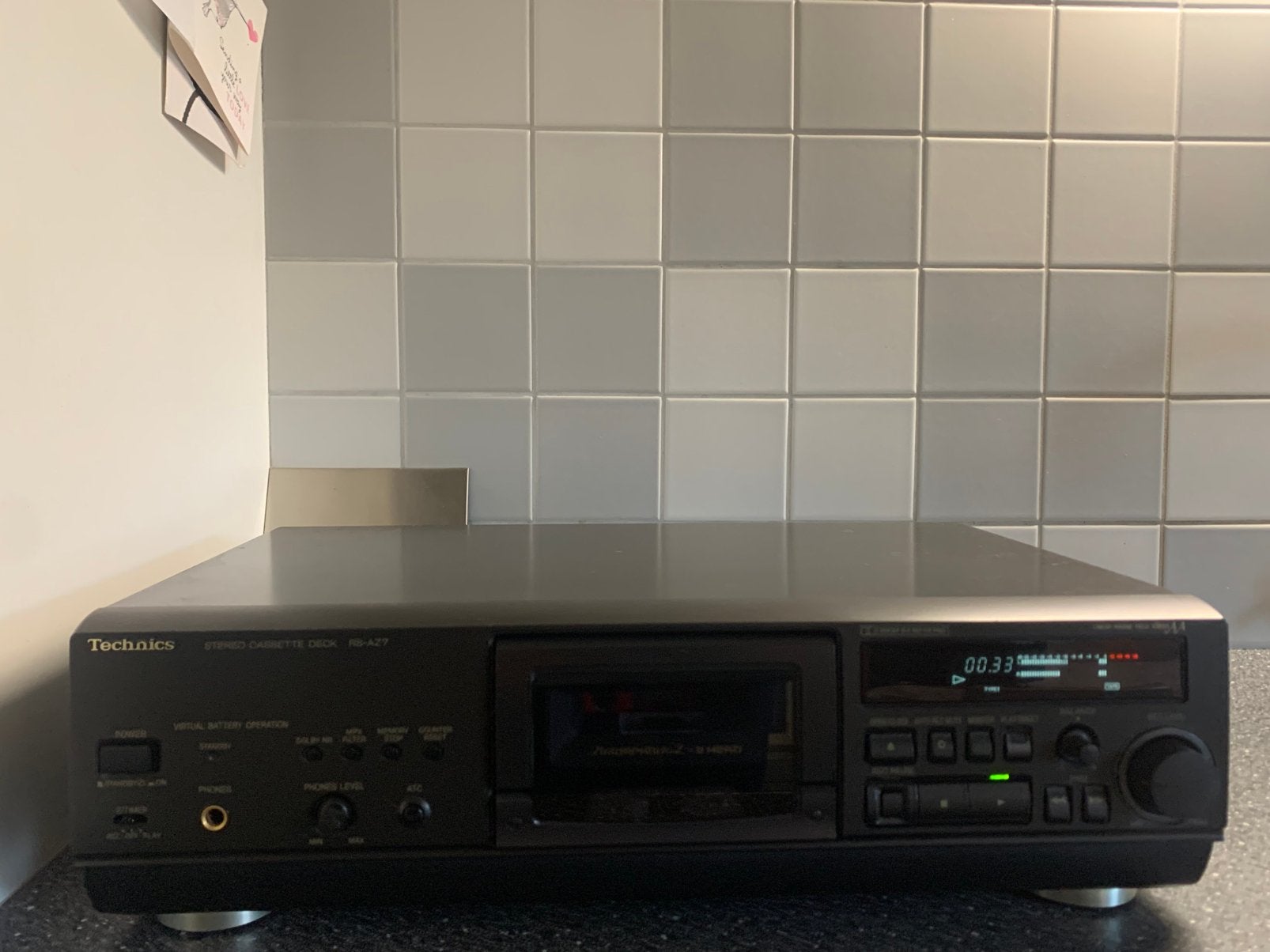 Technics RS-AZ7 classAA STEREO CASSETTE DECK, Ophalen of Verzenden, Enkel, Overige merken, Tiptoetsen