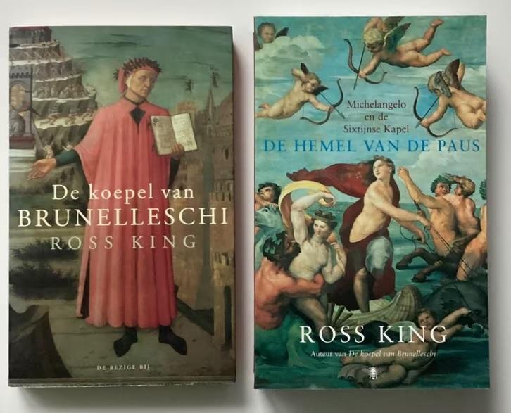 De Koepel van Brunelleschi /De Hemel van de paus- Ross King, Ophalen of Verzenden, Gelezen, Ross King