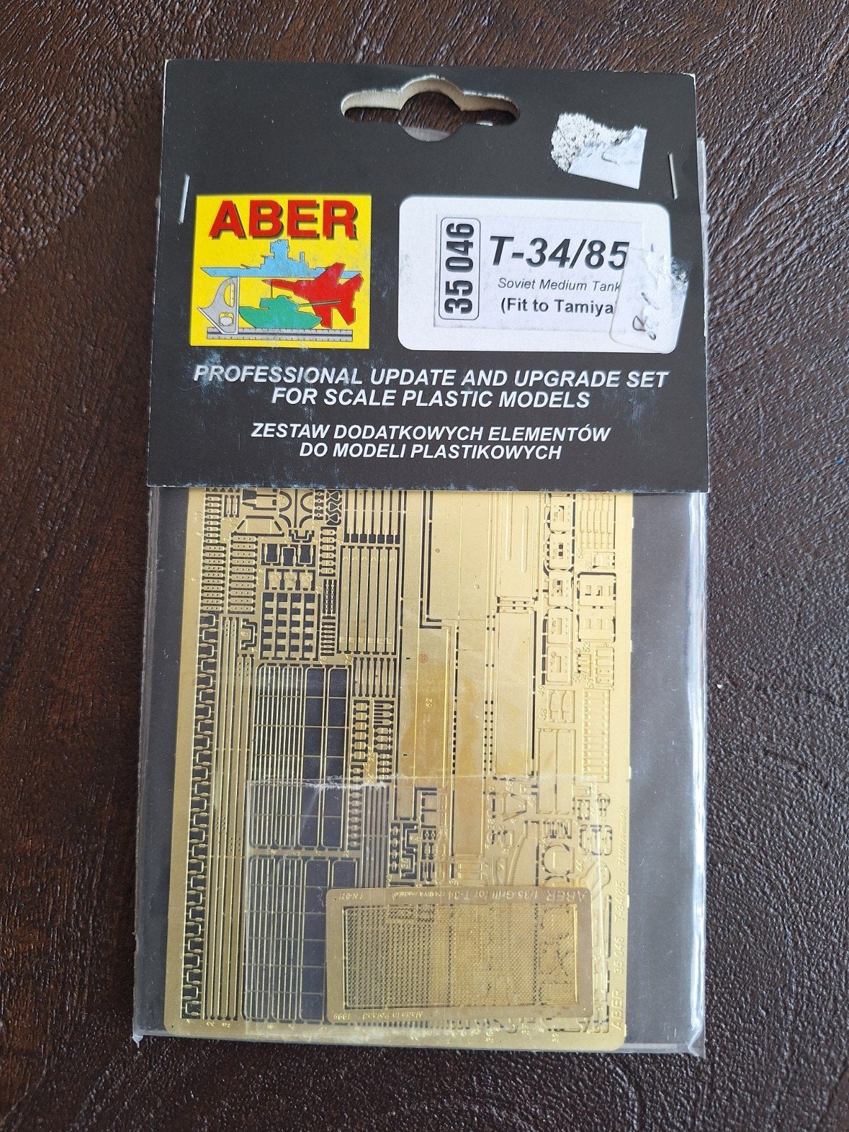 Aber 35046 Upgrade Set T-34/85 Tamiya, Overige merken, Tank, 1:32 tot 1:50, Nieuw