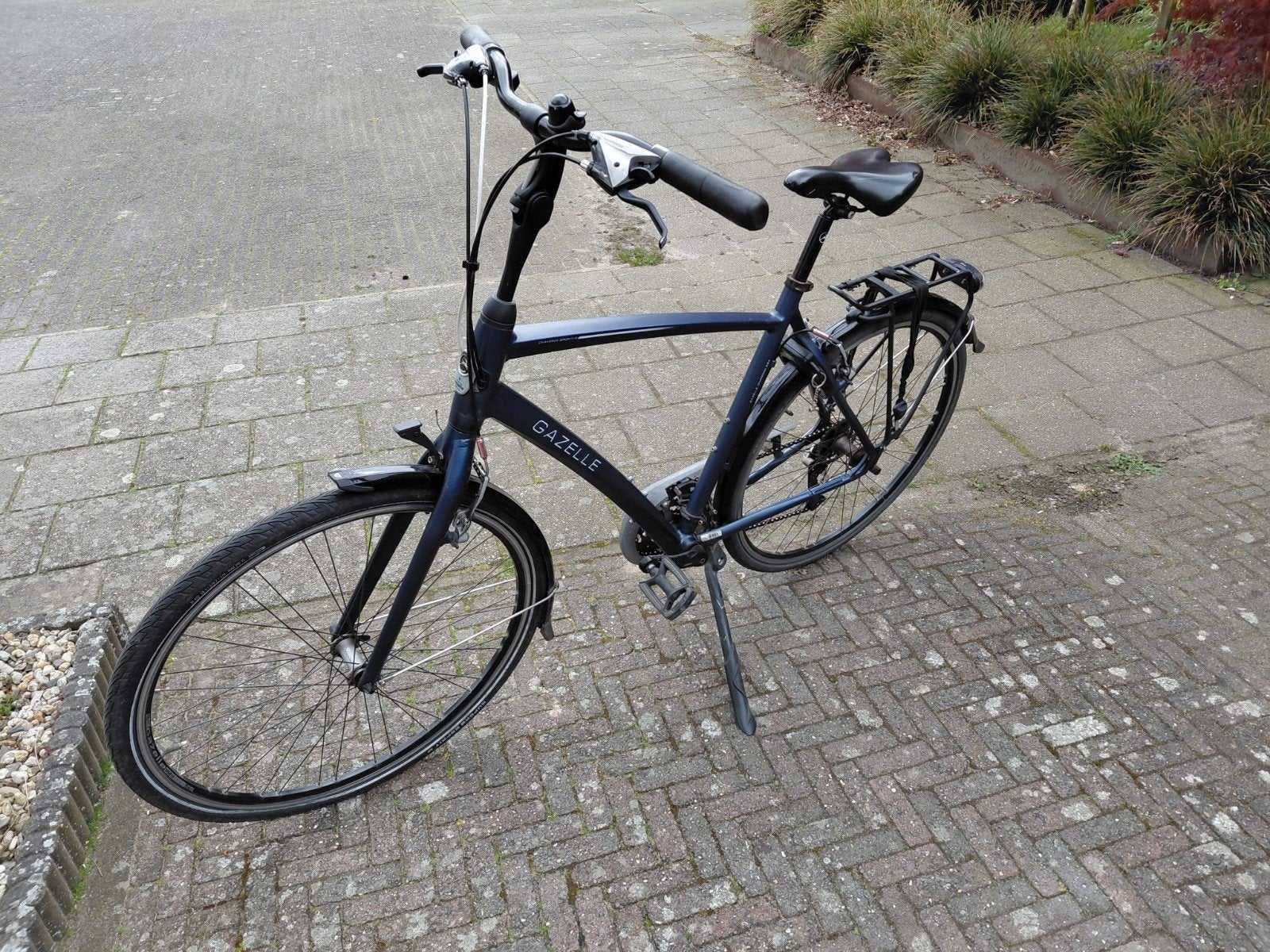 Gazelle Chamonix S24 herenfiets!, Ophalen, Gebruikt, Versnellingen, 57 tot 61 cm