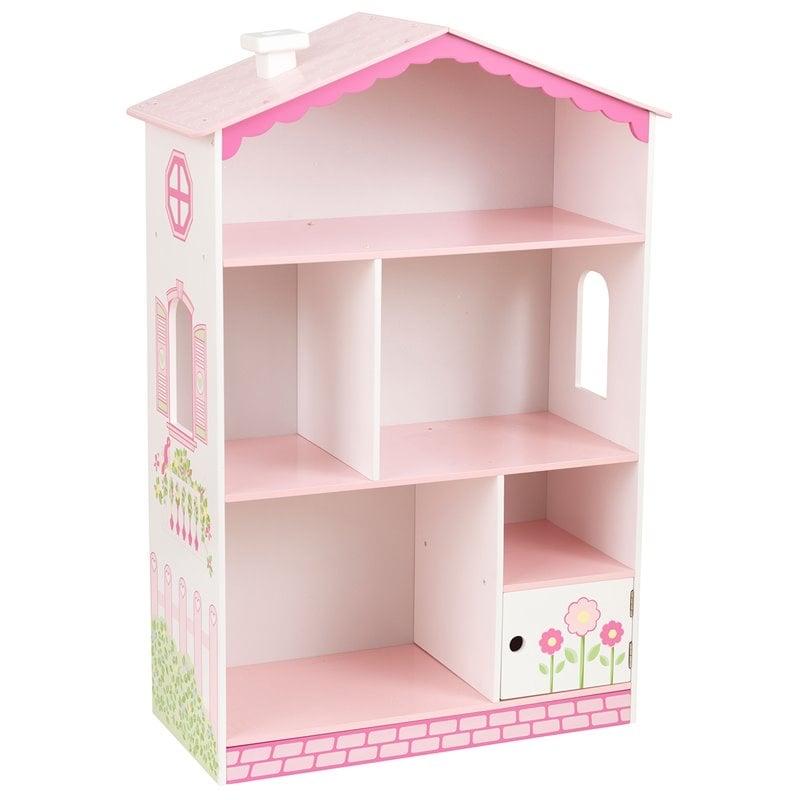 Roze Poppenhuis Boekenkast - Perfect voor Kinderkamer, Ophalen, Zo goed als nieuw, Poppenhuis