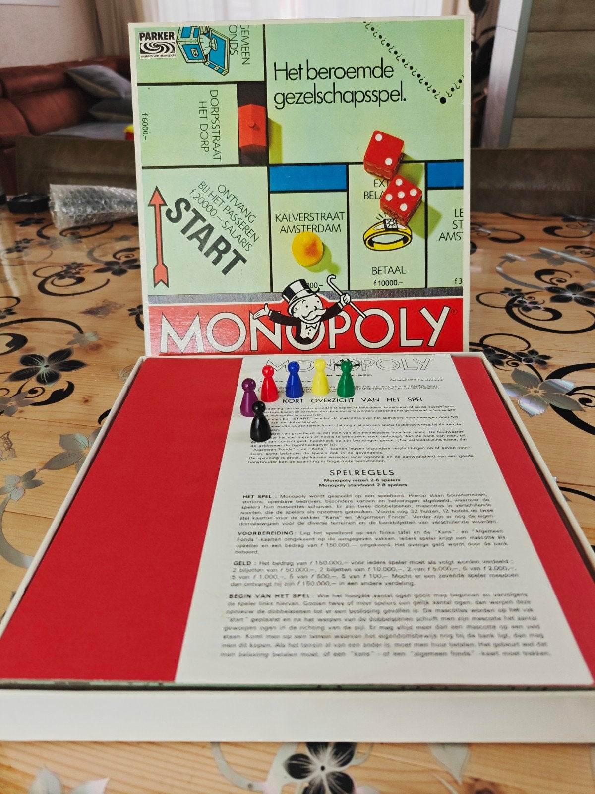 Monopoly Bordspel - Klassieke Editie GULDEN EDITIE!!, Vijf spelers of meer, Ophalen of Verzenden, Gebruikt, Parker