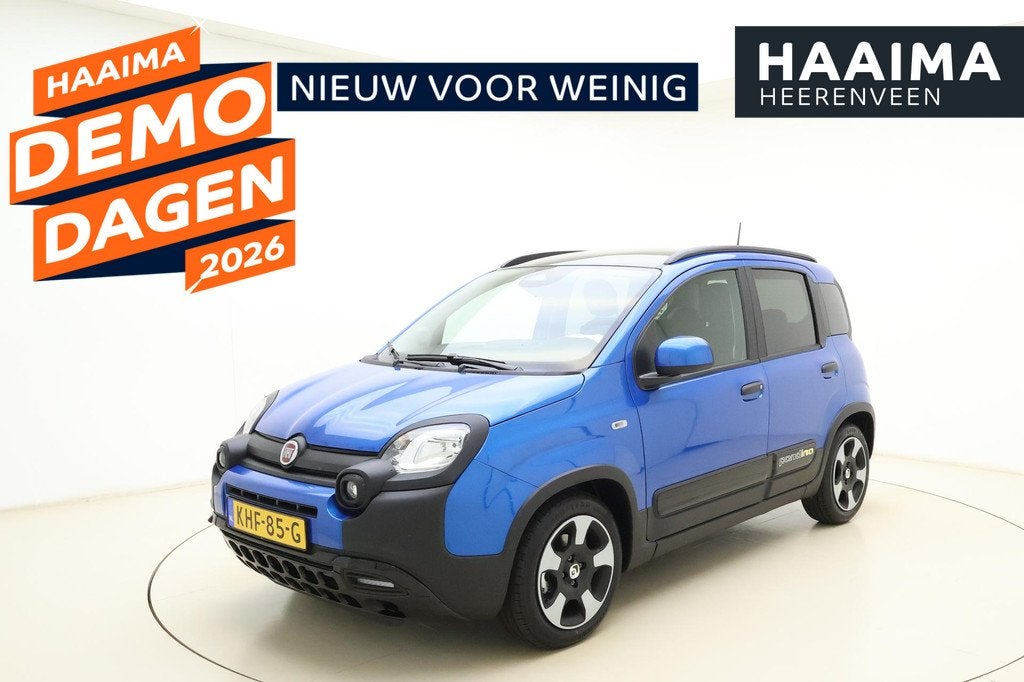 Fiat Panda 1.0 Hybrid Pandina | Airco | Apple Carplay | Crui, Auto's, Stof, Panda, Blauw, Origineel Nederlands