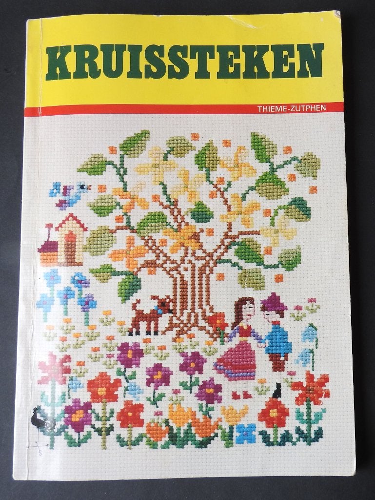 Borduurboekje  Kruissteken., Verzenden, Gebruikt, Handborduren, Patroon