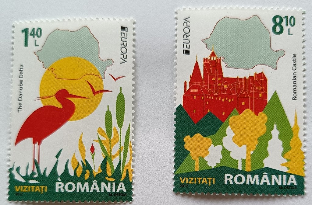 RoemenieRomania 2012 cept mich 6617-18, Verzenden, Overige landen, Postfris