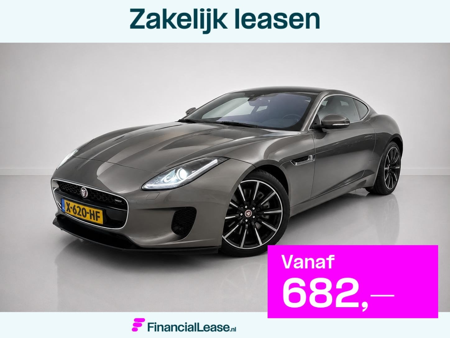 Jaguar F-TYPE 2.0T CruiseControl|Memory-Pack|Active -Spoiler, 4 cilinders, Met garantie (alle), Bedrijf, 2 stoelen