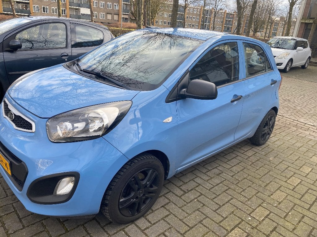 Kia Picanto 1.0 Cvvt 5-DRS 2011 Blauw, Auto's, Voorwielaandrijving, USB, Origineel Nederlands, 24 km/l