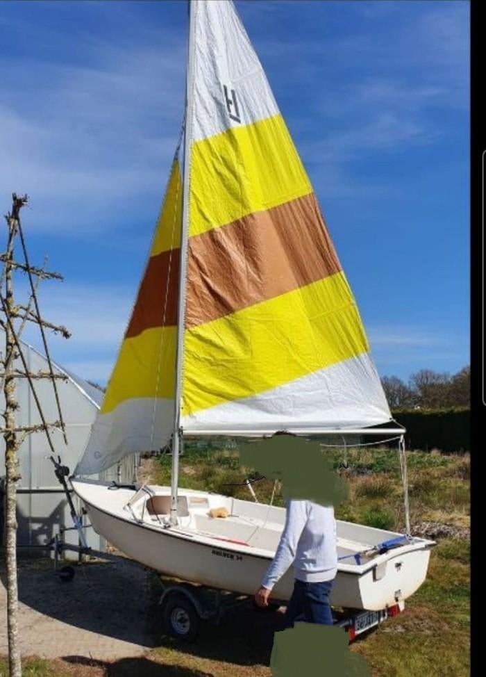 Leuk zeilbootje Holder 14, Ophalen, Gebruikt, 300 cm of meer, Mast