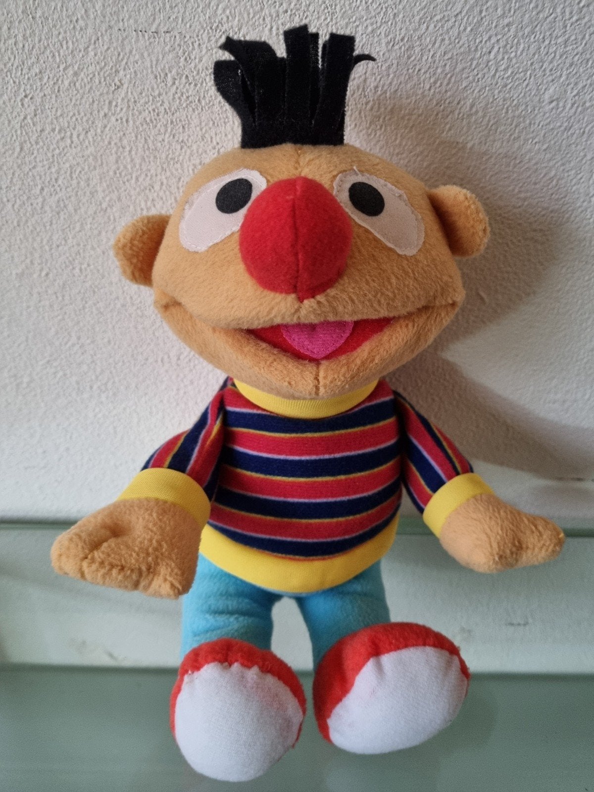 Orig,VNT2002,FisherPrice/Sesamstraat,ERNIE,30cm,Label,Igst!, Overige merken, Overige karakters, Overige typen, Ophalen of Verzenden