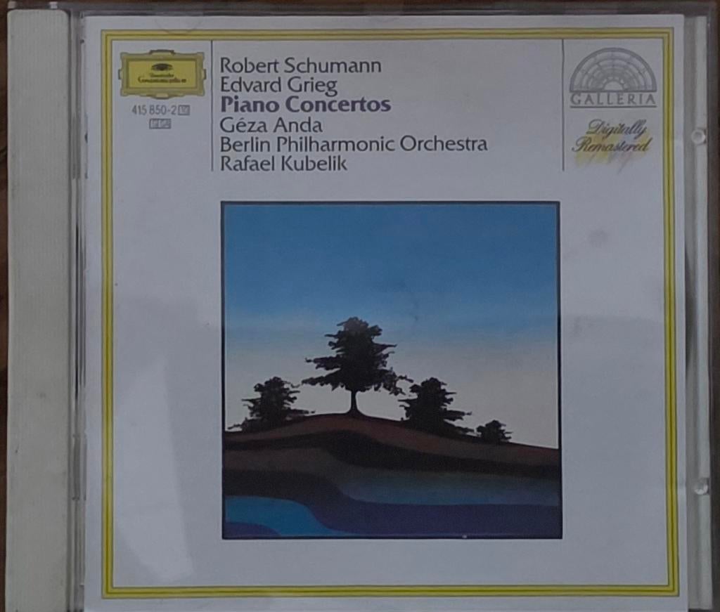 Schumann & Grieg: Piano Concertos - Géza Anda CD, Ophalen of Verzenden, Romantiek, Gebruikt, Orkest of Ballet