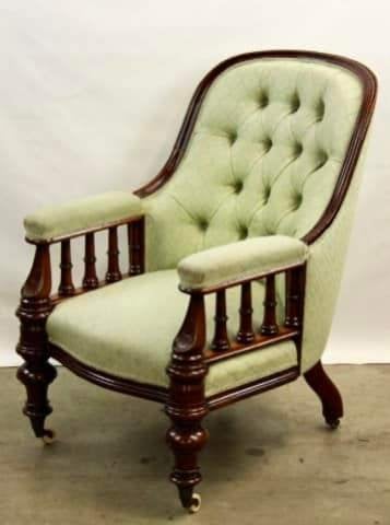 Victoriaanse bibliothecaris stoel, Ophalen