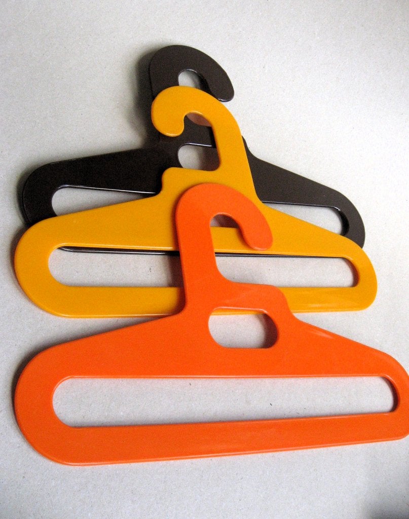 Drie space age klerenhangers Flair ontwerp Ingo Maurer '70, Ophalen of Verzenden, Huis en Inrichting