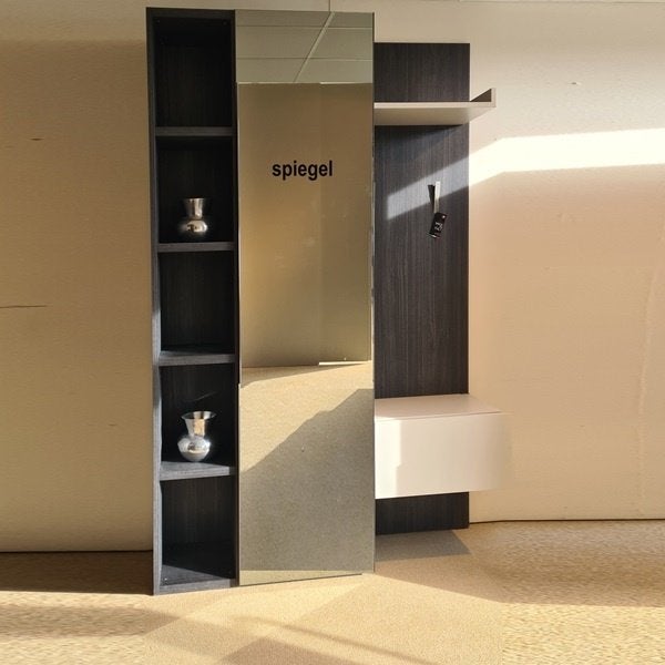 Garderobe (kapstok) met spiegel showmodel van € 1845,00 voor, 200 cm of meer, Nieuw, Hout, Ophalen