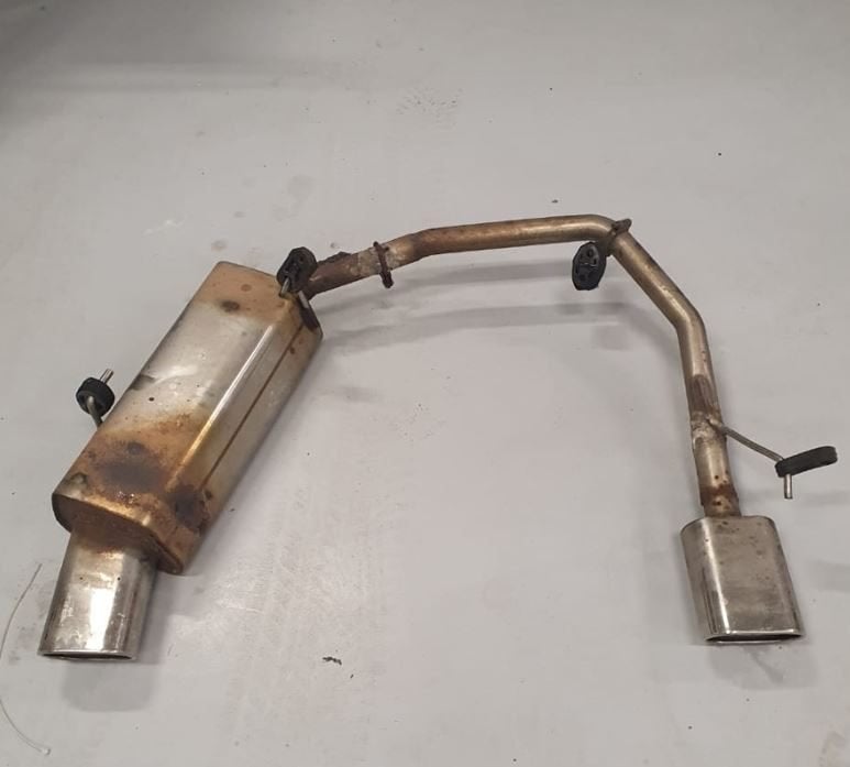 Peugeot 206 RVS duplex uitlaten, Ophalen of Verzenden, Peugeot