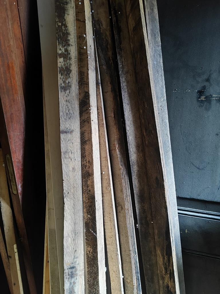 Hout, eikenhout hardhout, Ophalen, Eiken, Plank, 50 mm of meer