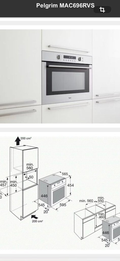 Combi magnetron  Pelgrim, Witgoed en Apparatuur, Magnetrons, Combimagnetron, Gebruikt, Hete lucht, Ophalen of Verzenden