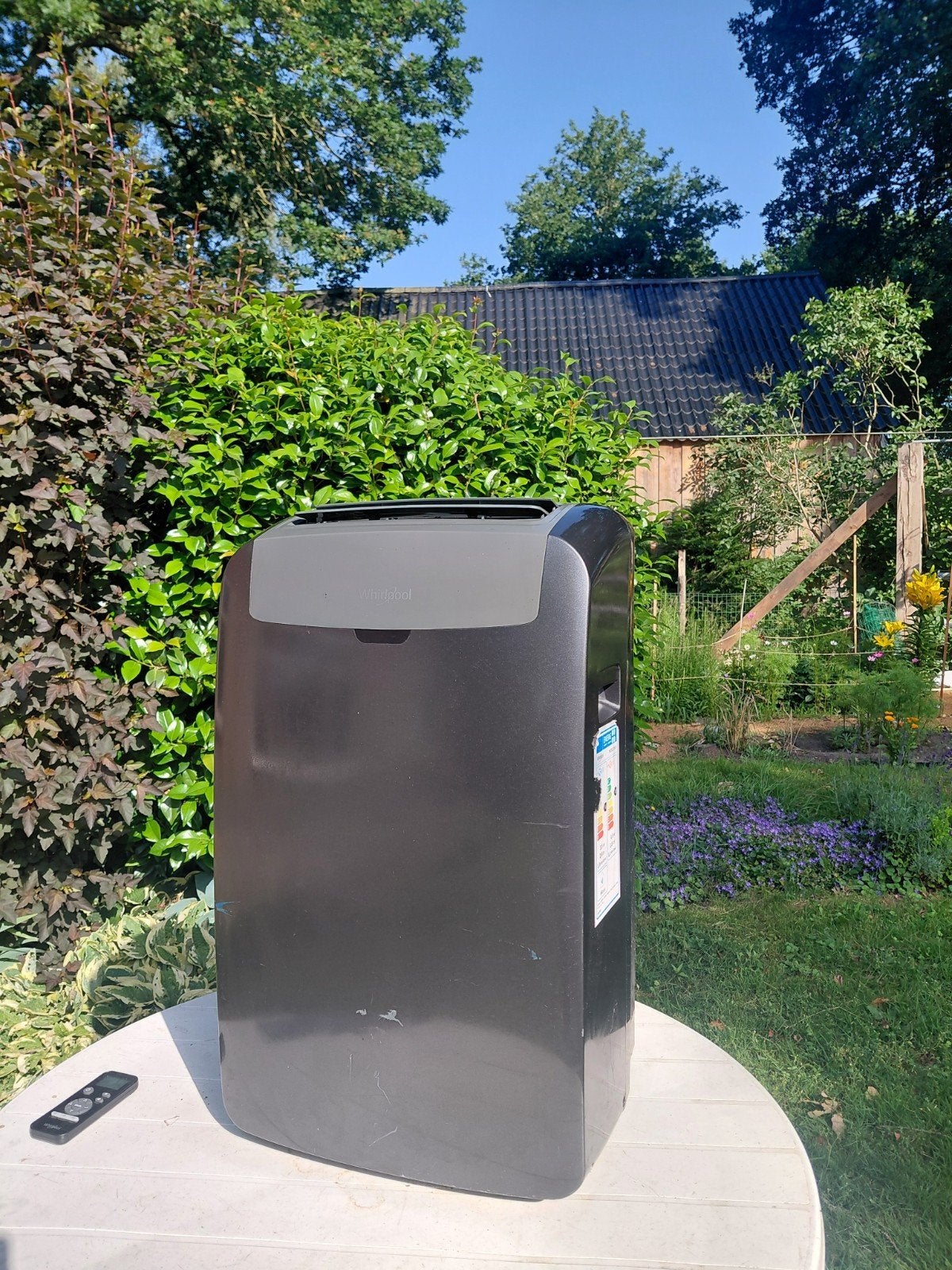 Airco | Whirlpool | mobiel | >25m2 | koelen en verwarmen, Witgoed en Apparatuur, Airco's, Ophalen, Timer, Minder dan 60 m³, 3 snelheden of meer