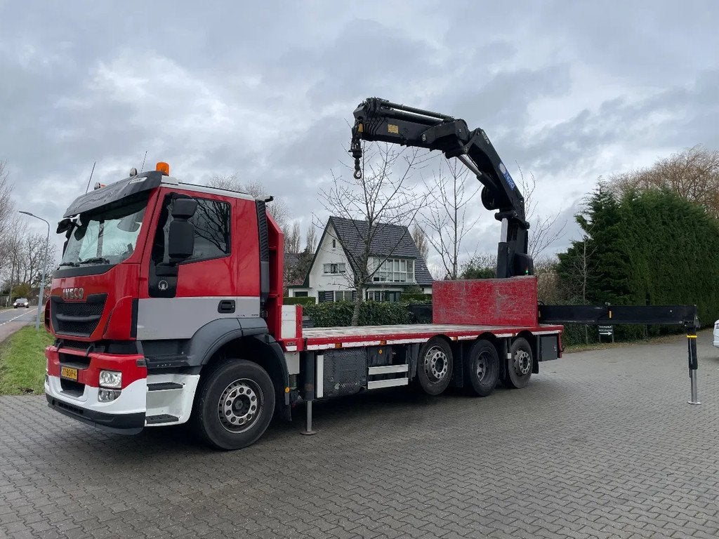 Iveco Stralis 360 Stralis 360 with HMF 4020 K5 crane, Auto's, Automaat, Euro 6, Iveco, 360 pk