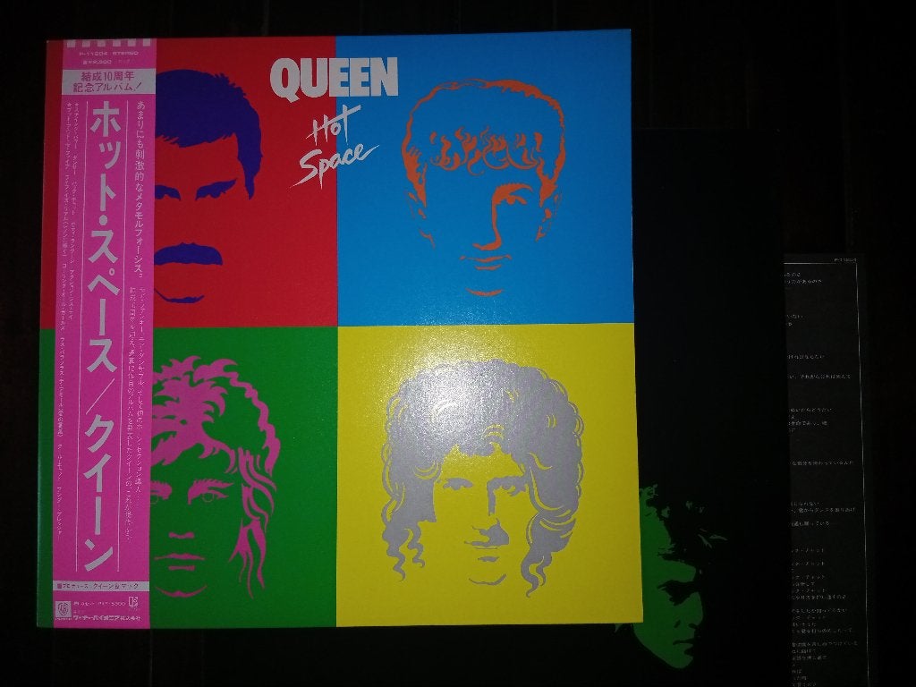 Queen Hot Space lp Japan, Gebruikt, Inclusief obi, Ophalen of Verzenden, 12 inch