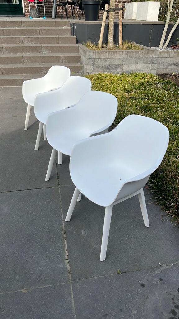 Tuinstoelen vier stuks, Ophalen, Zo goed als nieuw, Kunststof