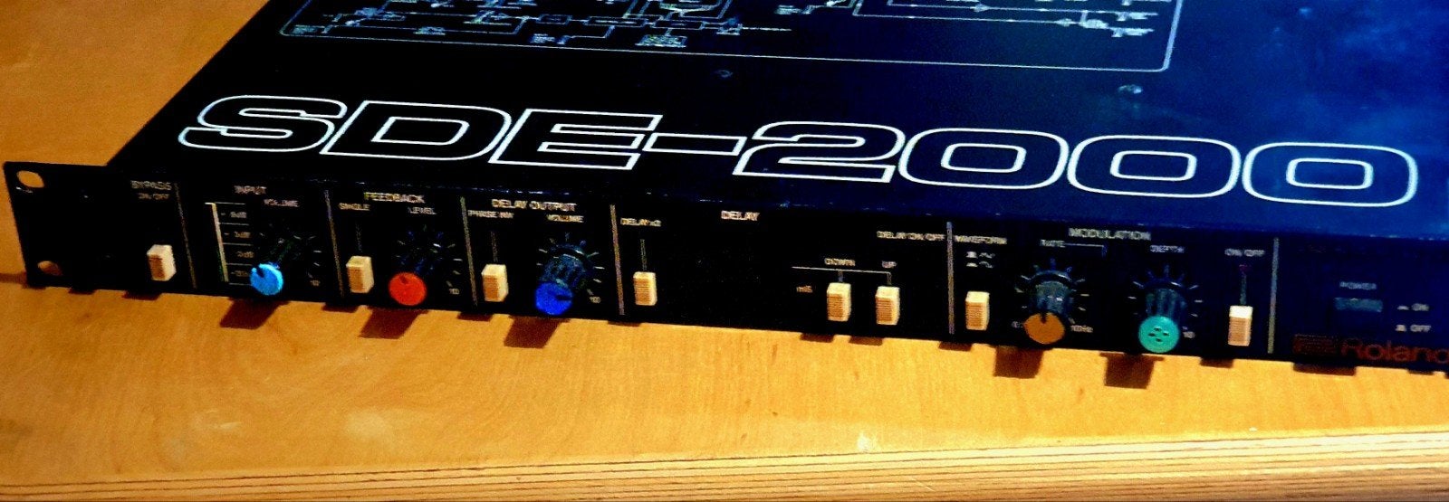 Roland SDE-2000  Digital Delay Rack-effect (vintage), Verzenden, Gebruikt, Delay of Echo