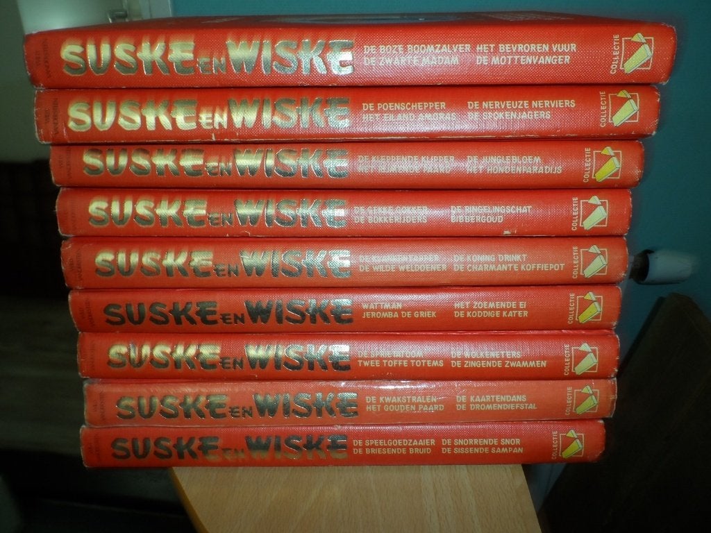 Stripboeken gebonden Suske en Wiske, Boeken, Meerdere stripboeken, Ophalen, Gelezen