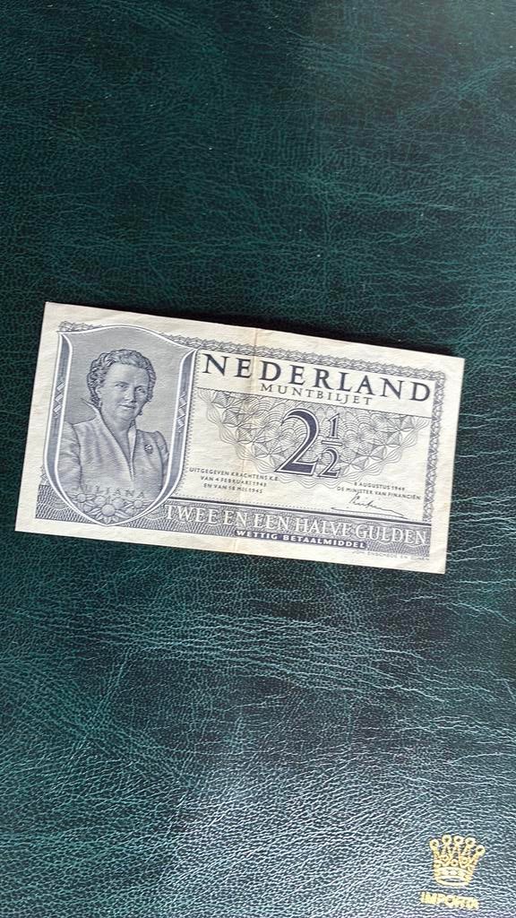2,5 gulden 1949 juliana 2UC066339, Postzegels en Munten, Bankbiljetten | Nederland, Ophalen of Verzenden, 2½ gulden