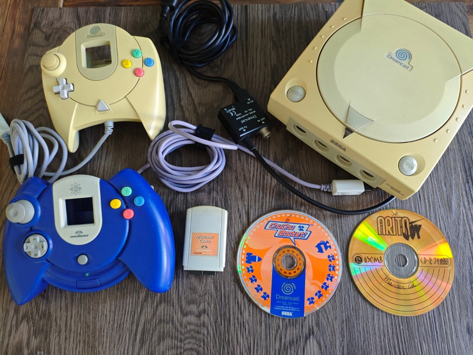 F11 Dreamcast Set Sega, Spelcomputers en Games, Gebruikt, 1 speler, Ophalen of Verzenden, Vanaf 3 jaar