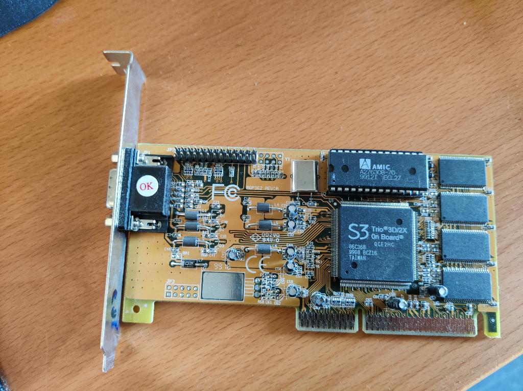 AGP Videokaart S3 Trio 3D/2X (K286) 26-4, Computers en Software, Videokaarten, VGA, Ophalen of Verzenden, AGP, GDDR5