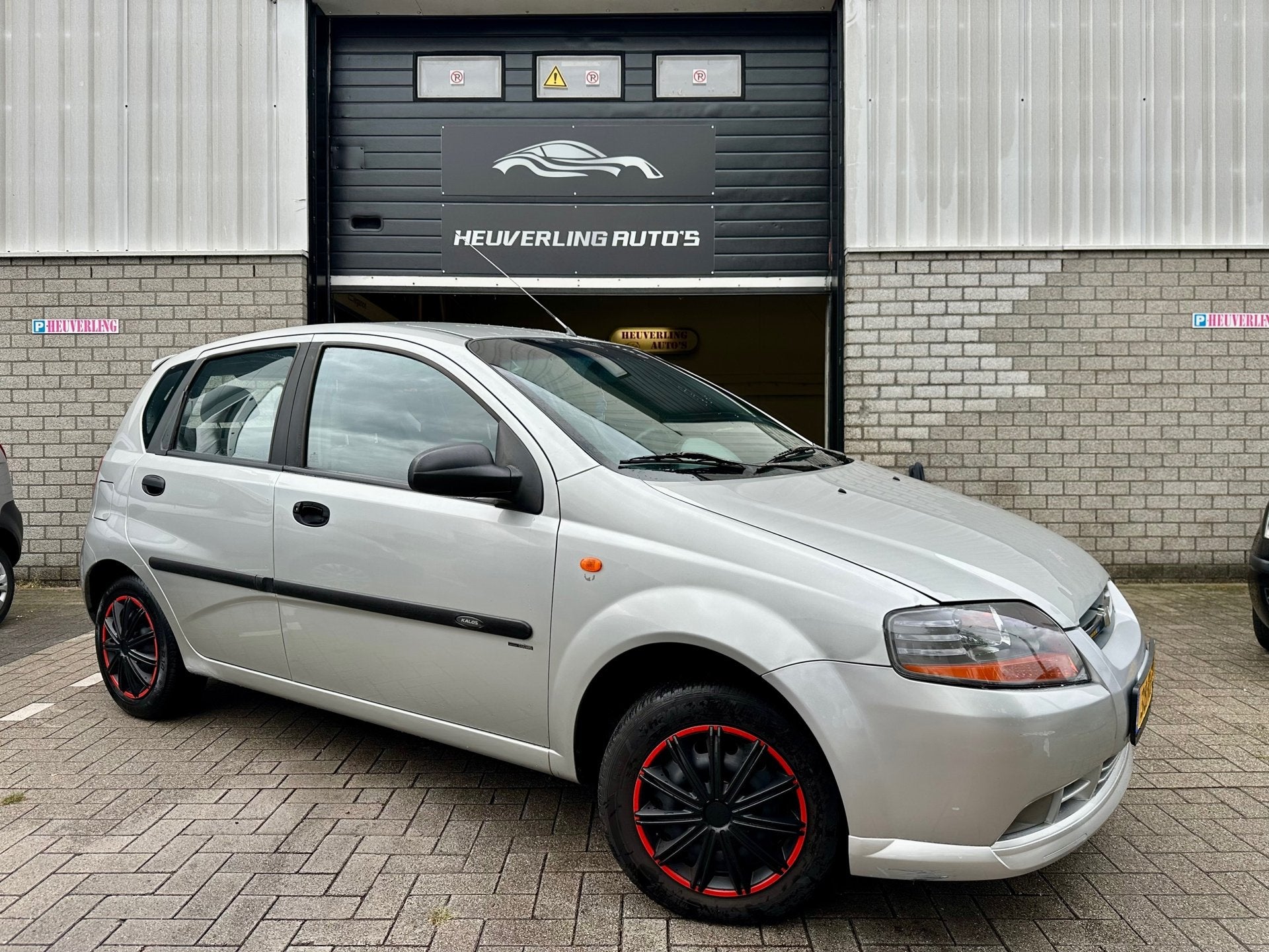 Chevrolet Kalos 1.4 Spirit | Airco | D-Riem VV | PDC, Auto's, Stof, Zwart, 4 cilinders, Metallic lak