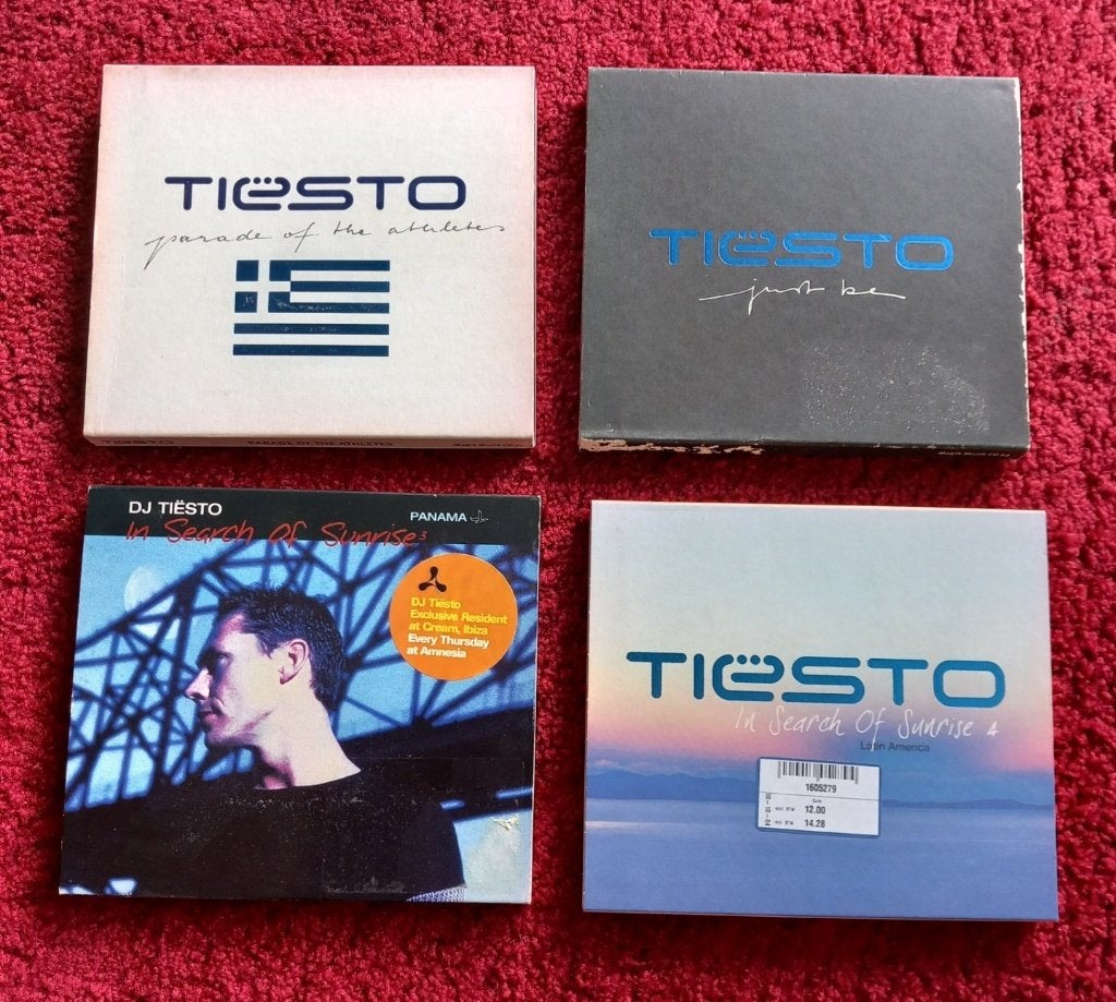 4x Tiësto cd, Cd's en Dvd's, Cd's | Dance en House, Ophalen of Verzenden, Zo goed als nieuw, Dance Populair