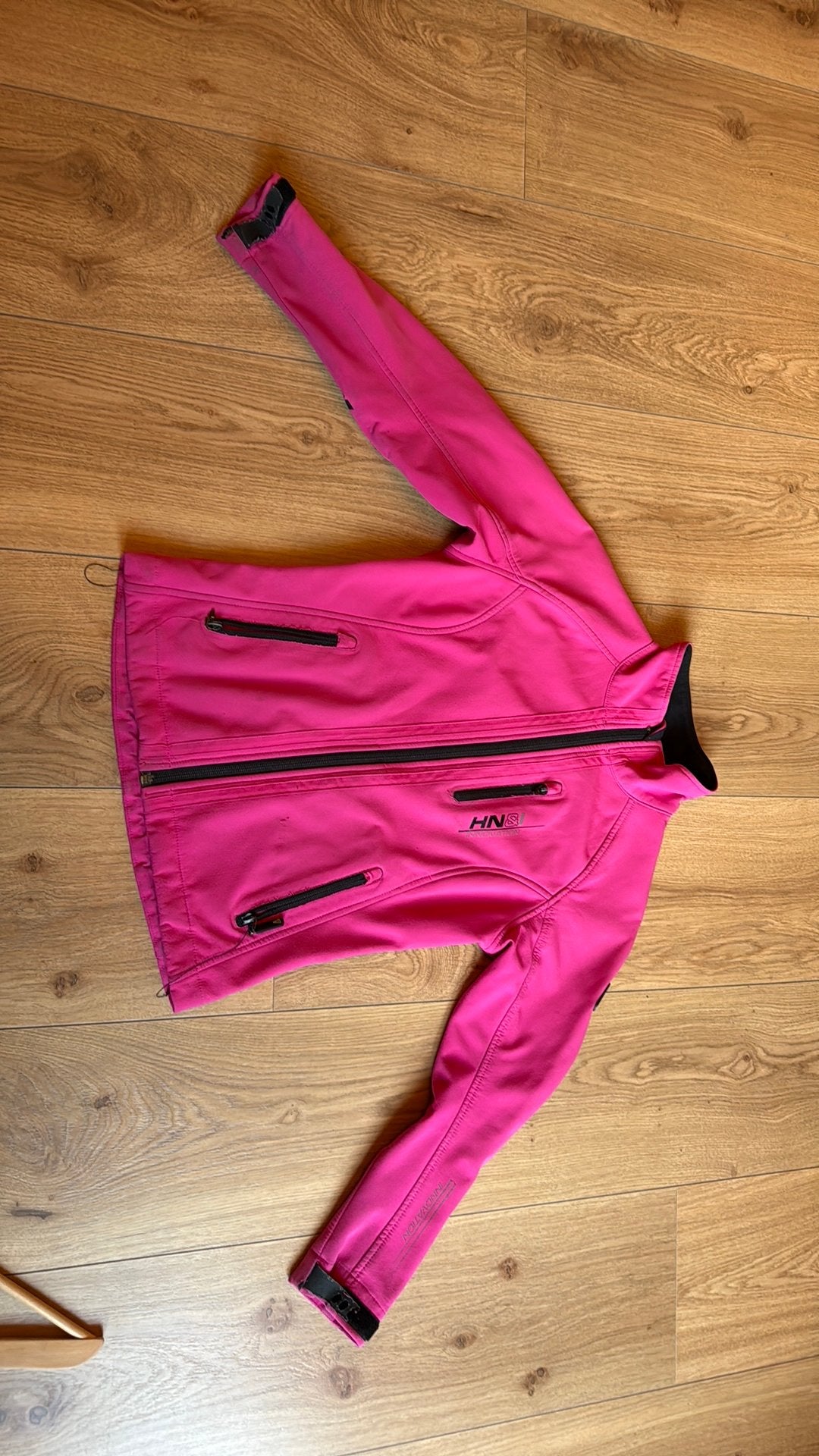 Human nature aoft shell jasje, fuchsia roze, gebruikt, Ophalen of Verzenden, Gebruikt, Meisje, Jas