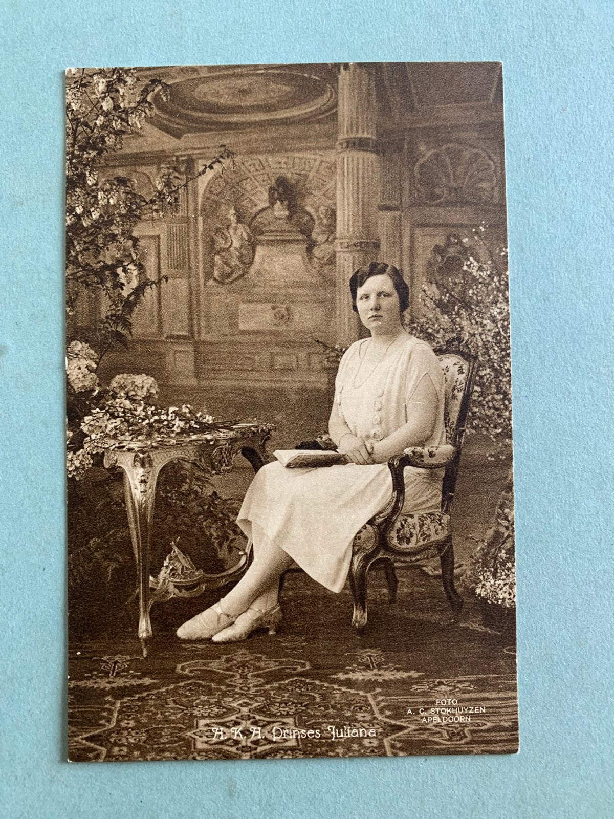 1927 Prinses Juliana, Ophalen of Verzenden, Zo goed als nieuw, Nederland, Kaart, Foto of Prent