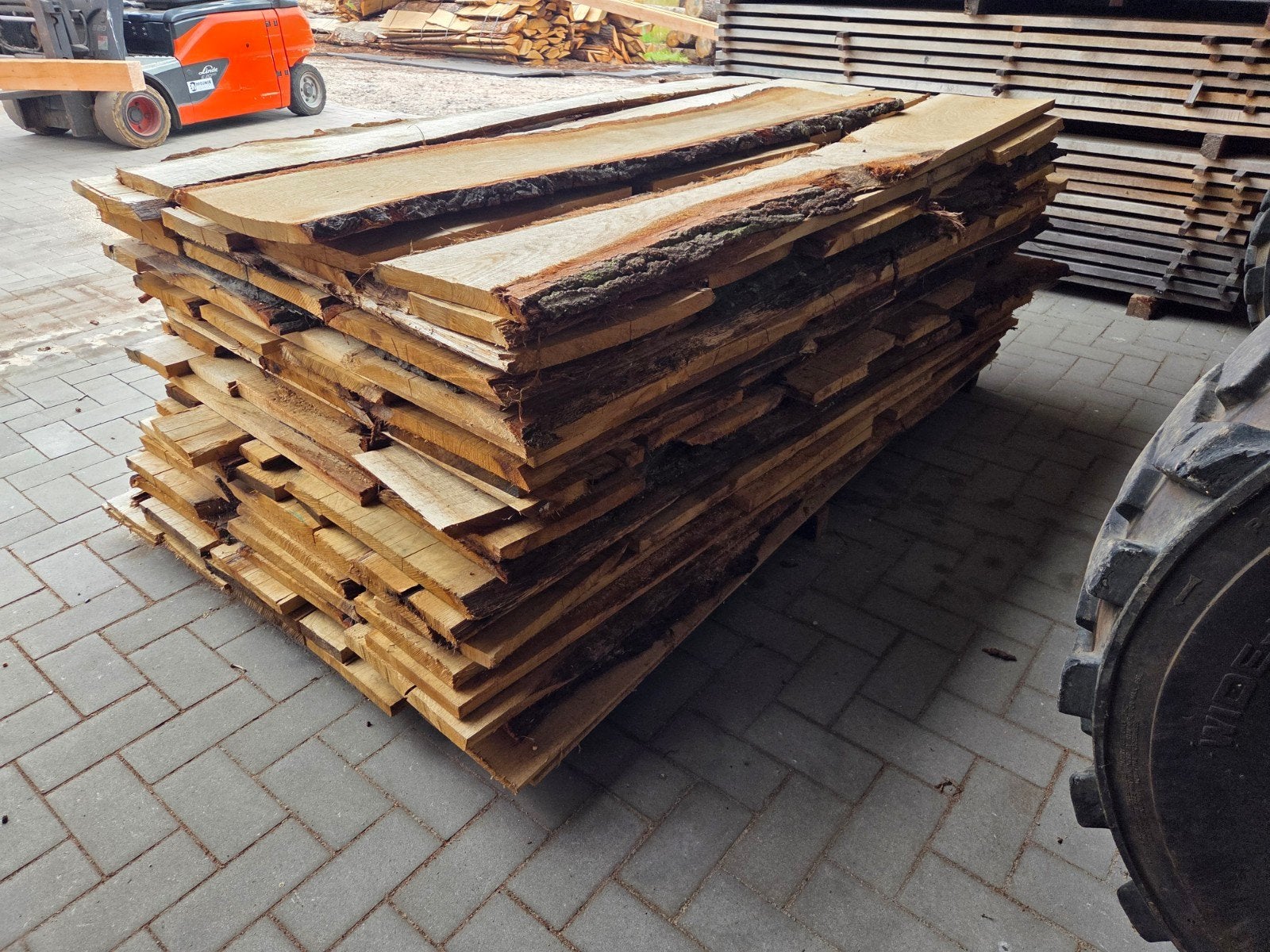 Restantpartij Eiken planken, Ophalen, 250 cm of meer, Planken