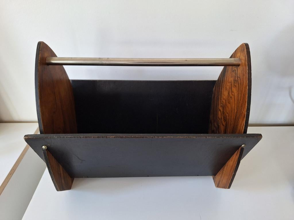 Art-Deco Amsterdamse School Krantenbak Lectuurbak, Huis en Inrichting, Woonaccessoires | Krantenbakken en Lectuurbakken, Ophalen of Verzenden