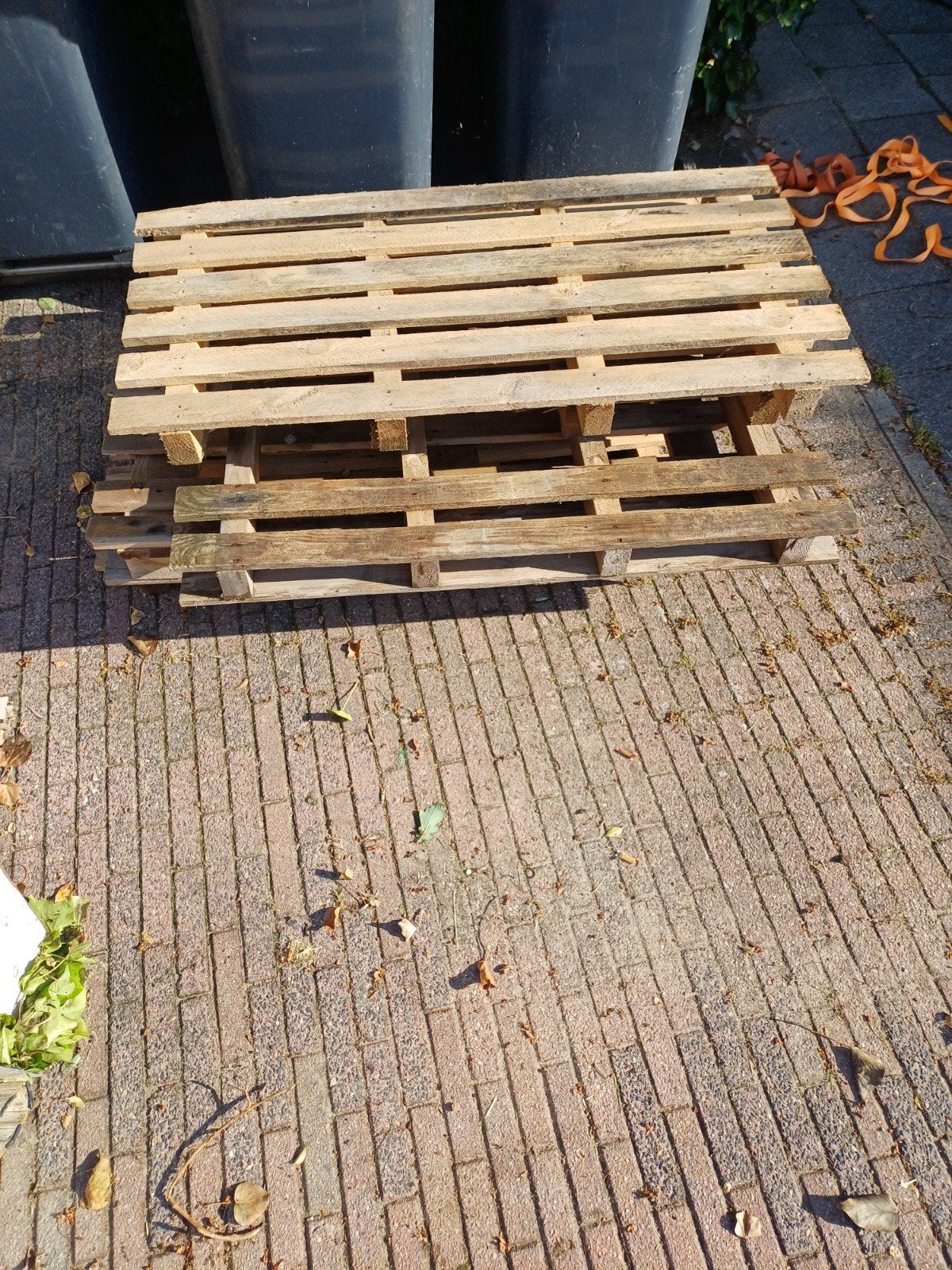 Houten pallets, Gebruikt, Minder dan 25 mm, Ophalen of Verzenden, Pallet