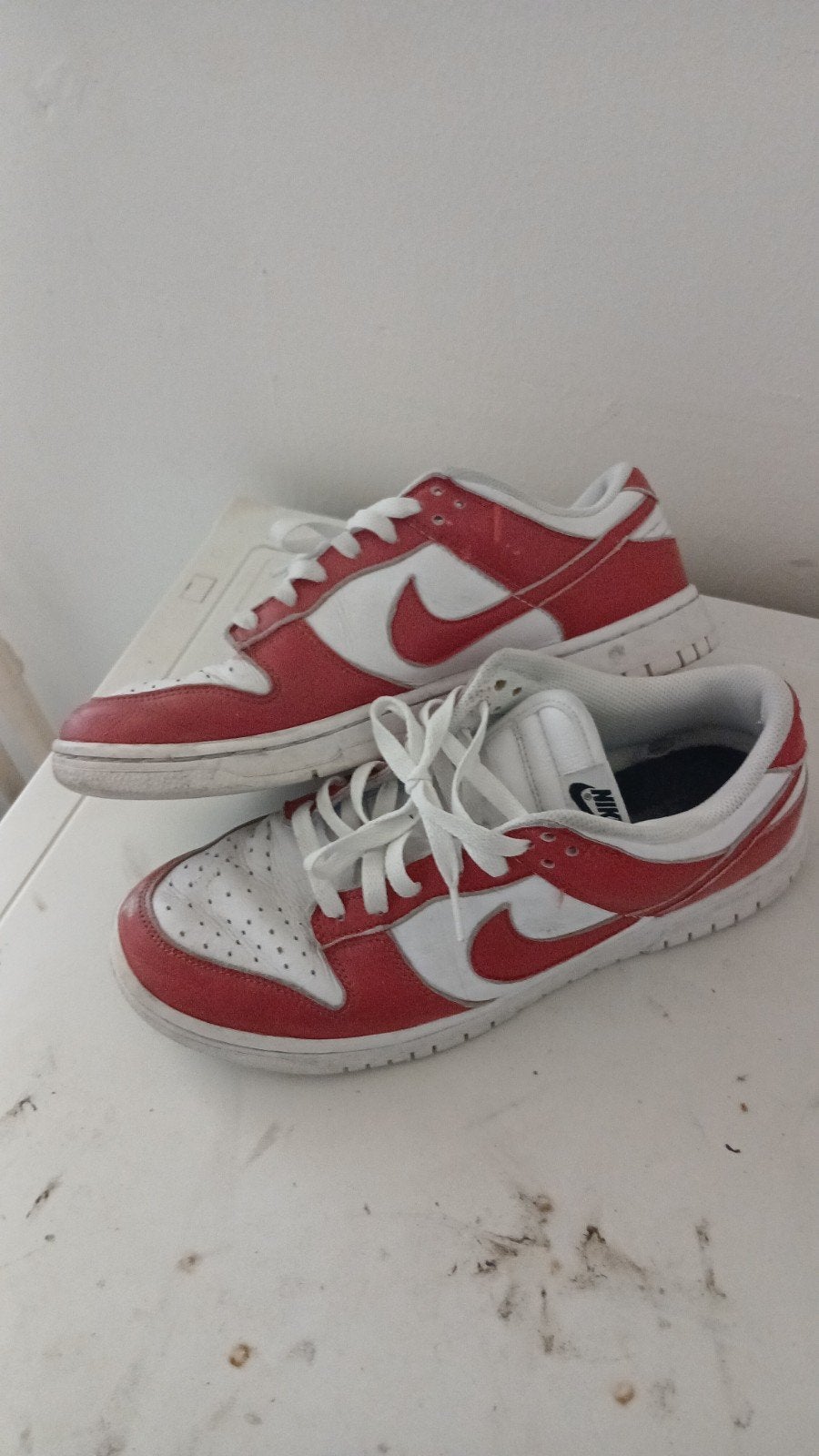 Nike Air orgineel paar keer gedragen, Ophalen, Wit, Gedragen, Nike Air Force