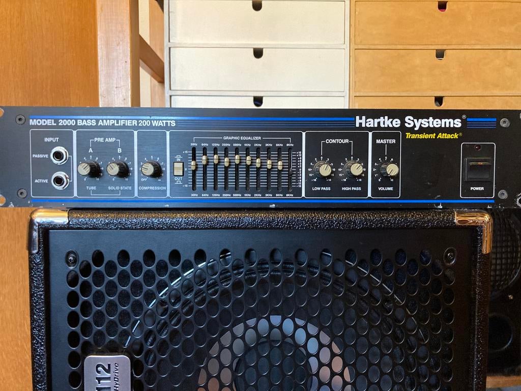 Hartke basversterker top HA2000, Ophalen, Gebruikt, Basgitaar, 100 watt of meer