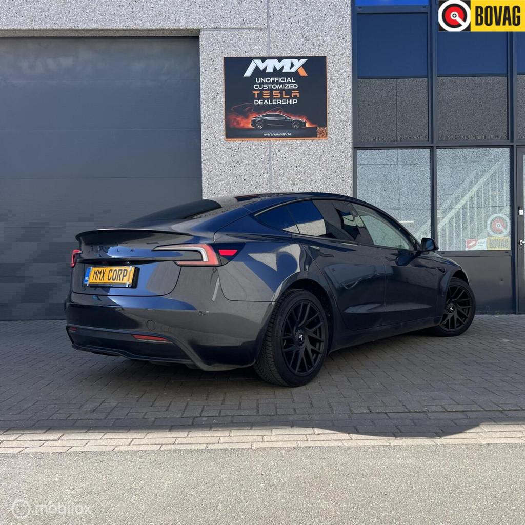 Tesla Model 3 Standard Range HIGHLAND + MMX PACK + TREKHAAK, Auto's, Tesla, Automaat, Achterwielaandrijving, Gebruikt, Zwart