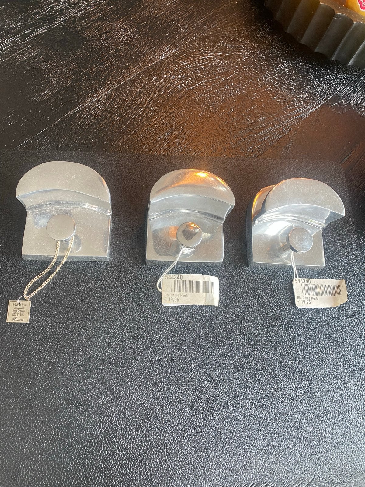 Set van 3 Rivièra Maison  Haken - Nieuw, Nieuw, Ophalen of Verzenden, Zilver, Metaal