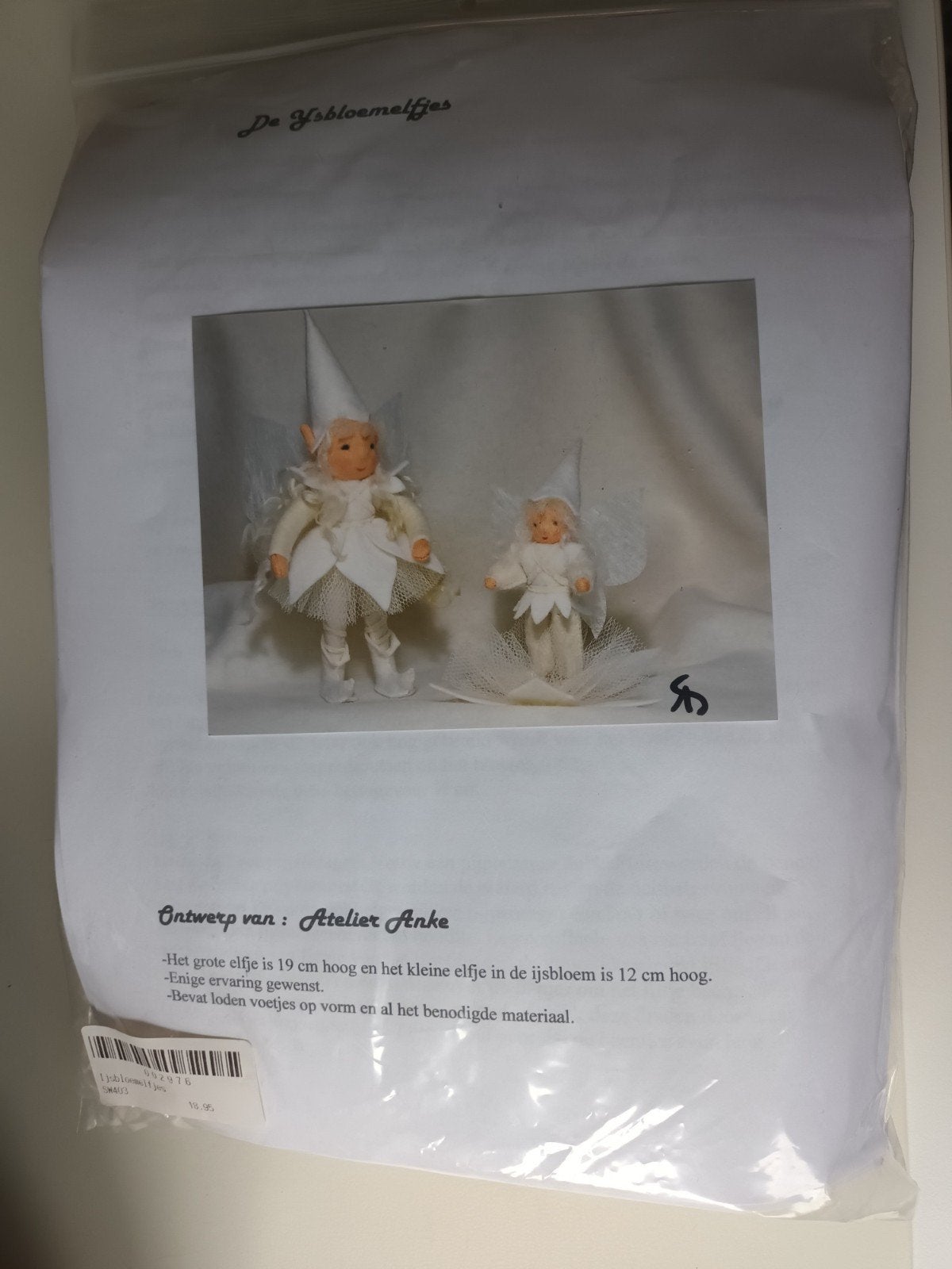 Atelier Anke pakket om de Ijsbloemelfjes te maken elfjes, Ophalen of Verzenden, Nieuw