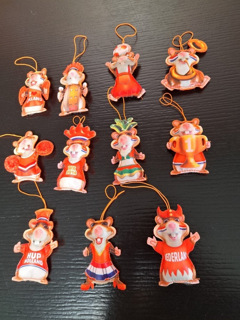 1 AH Hamsters WK/voetbalhangers – spaaractie Albert Heijn, Albert Heijn, Ophalen of Verzenden